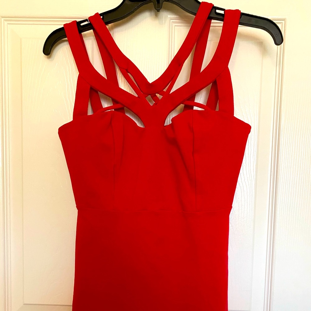 Red mini dress M